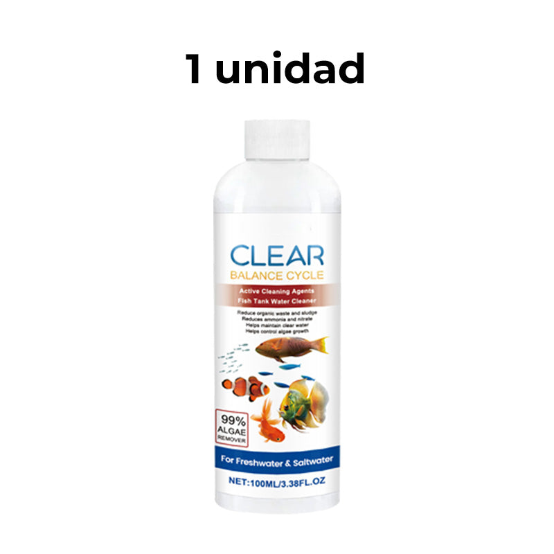 Aclarador de Agua para Acuario Potente de 100 ml