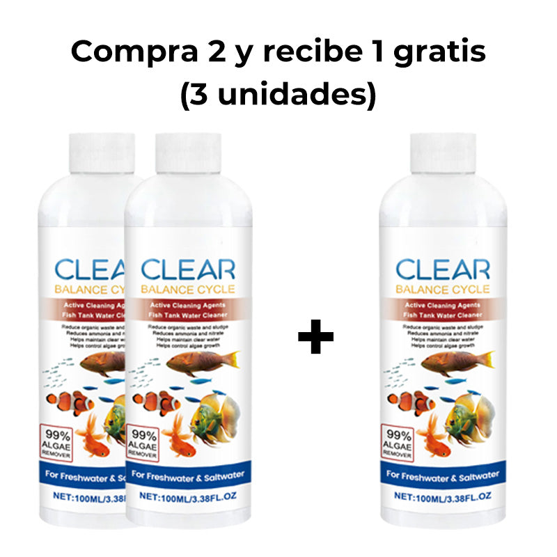 Aclarador de Agua para Acuario Potente de 100 ml