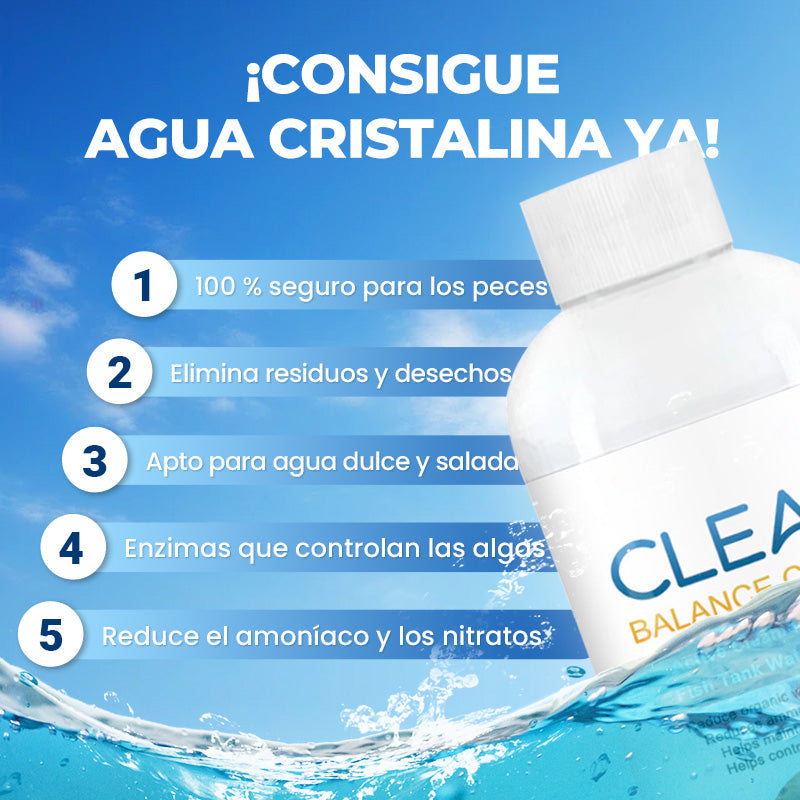 Aclarador de Agua para Acuario Potente de 100 ml