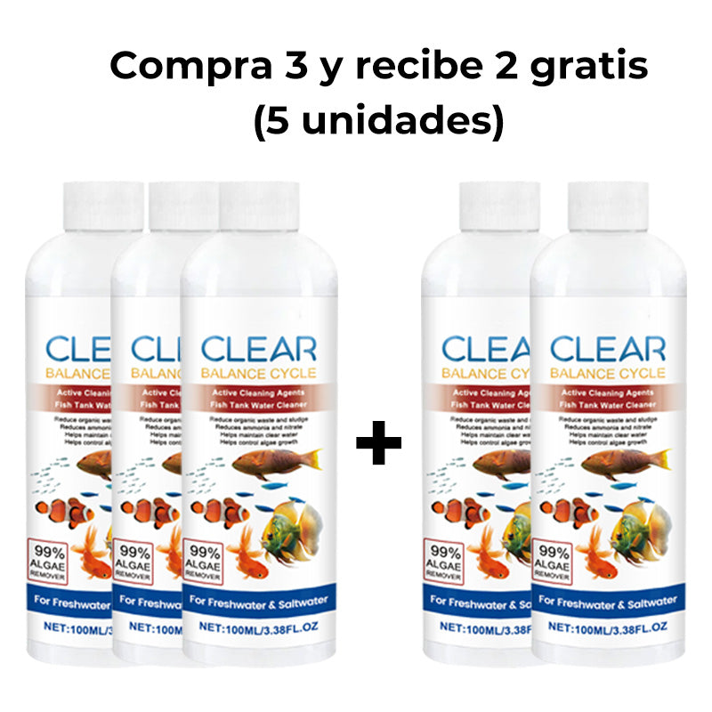 Aclarador de Agua para Acuario Potente de 100 ml