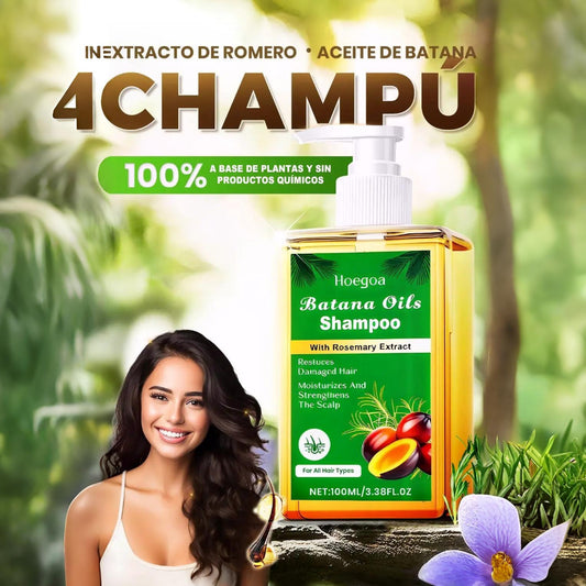 🌿 Champú Premium de Aceite de Batana y Romero
